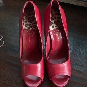 Red high heels